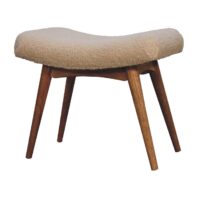 MARANO Bench - Design A, Cream Bouclé