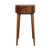 NELELORA Console Table - Chestnut, 780 H x 800 W x 400 D mm