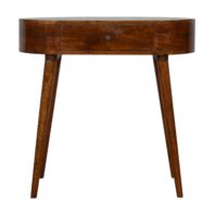 NELELORA Console Table - Chestnut, 780 H x 800 W x 400 D mm