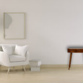 NELELORA Console Table - Chestnut, 780 H x 800 W x 400 D mm