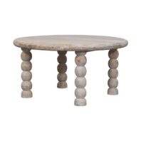 RALINO Coffee Table - Turned spindle legs, 400 H x 800 W x 800 D mm