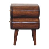 TALARIVA Bedside Table - Design A, Chestnut