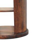 TAROTA Side Table - 2 shelves, California Walnut