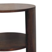 TAROTA Side Table - 2 shelves, California Walnut