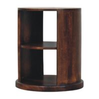 TAROTA Side Table - 2 shelves, California Walnut