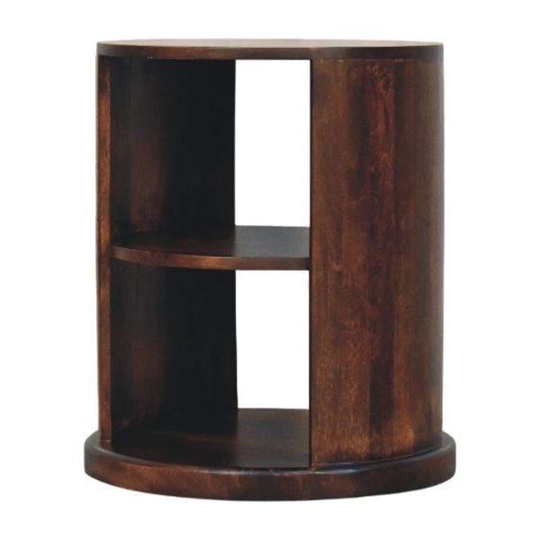 TAROTA Side Table - 2 shelves, California Walnut