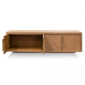 MELAVI TV Unit - Dusty Oak