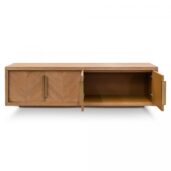 MELAVI TV Unit - Dusty Oak