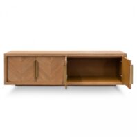 MELAVI TV Unit - Dusty Oak
