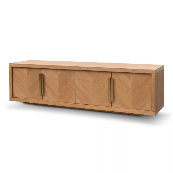 MELAVI TV Unit - Dusty Oak