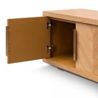 MELAVI TV Unit - Dusty Oak