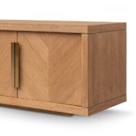 MELAVI TV Unit - Dusty Oak