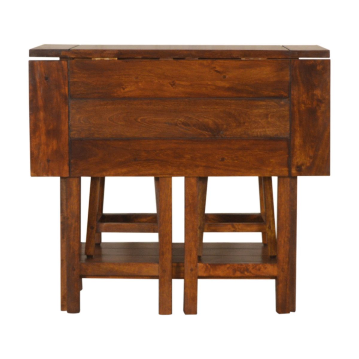ZELESA Breakfast Table Set - Design A, Chestnut ZELESA Breakfast Table Set - Design A, Chestnut