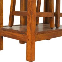 ZELESA Breakfast Table Set - Design A, Chestnut